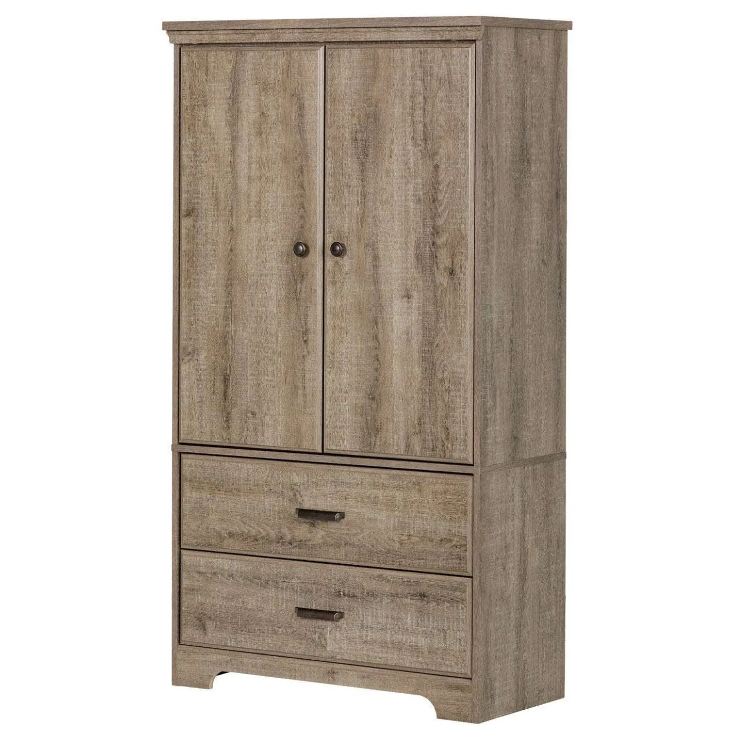 Armoire 2 portes avec tiroirs - South Shore