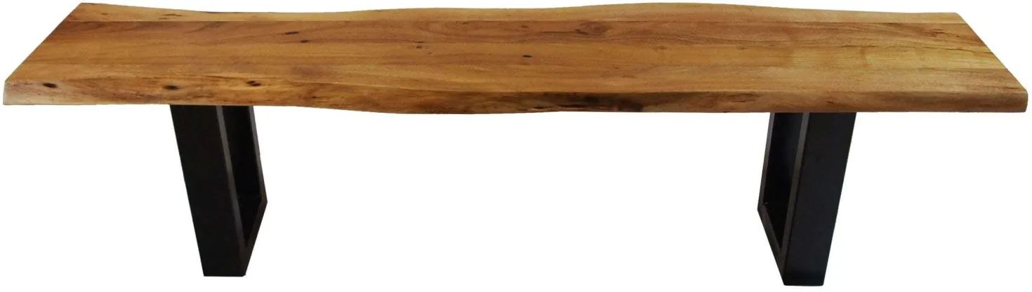 Banc en bois massif 67"