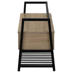 Banc - étagère à chaussures, rangement à rabat - 42