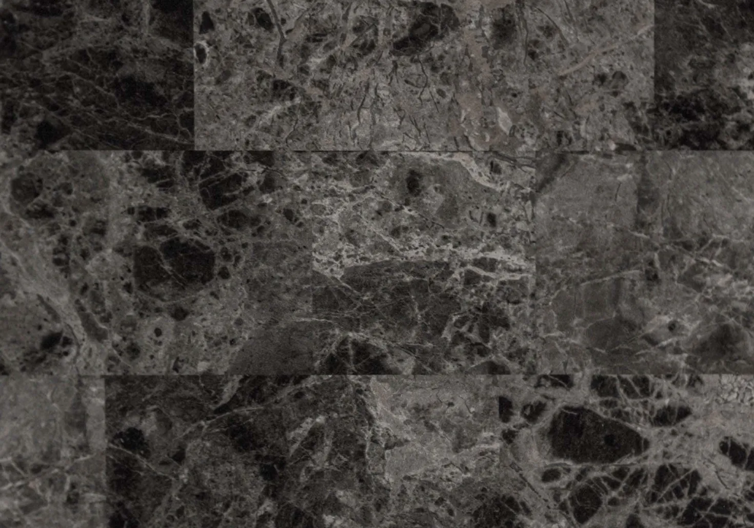 Bar maison - 24"x 36", marbre gris, métal charbon - Monarch