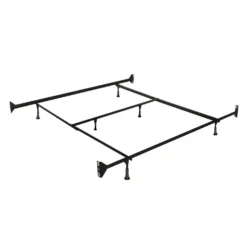 Base de lit queen/king en métal (60"/78")
