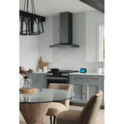 BROAN Hotte cheminée Cheminée Inox noir 30