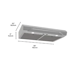 BROAN Hotte Standard Acier inoxydable 30