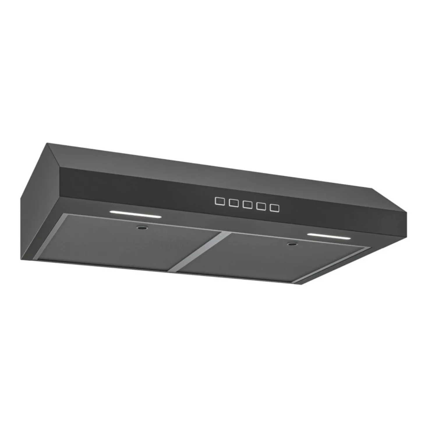 BROAN Hotte Standard Inox noir 30" , 350 PI3/MIN-GLA2303BLS