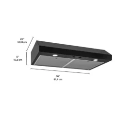 BROAN Hotte Standard Noir 36
