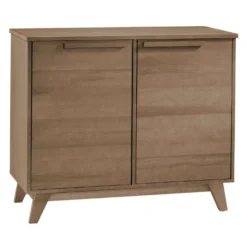 Buffet avec 2 portes - gris