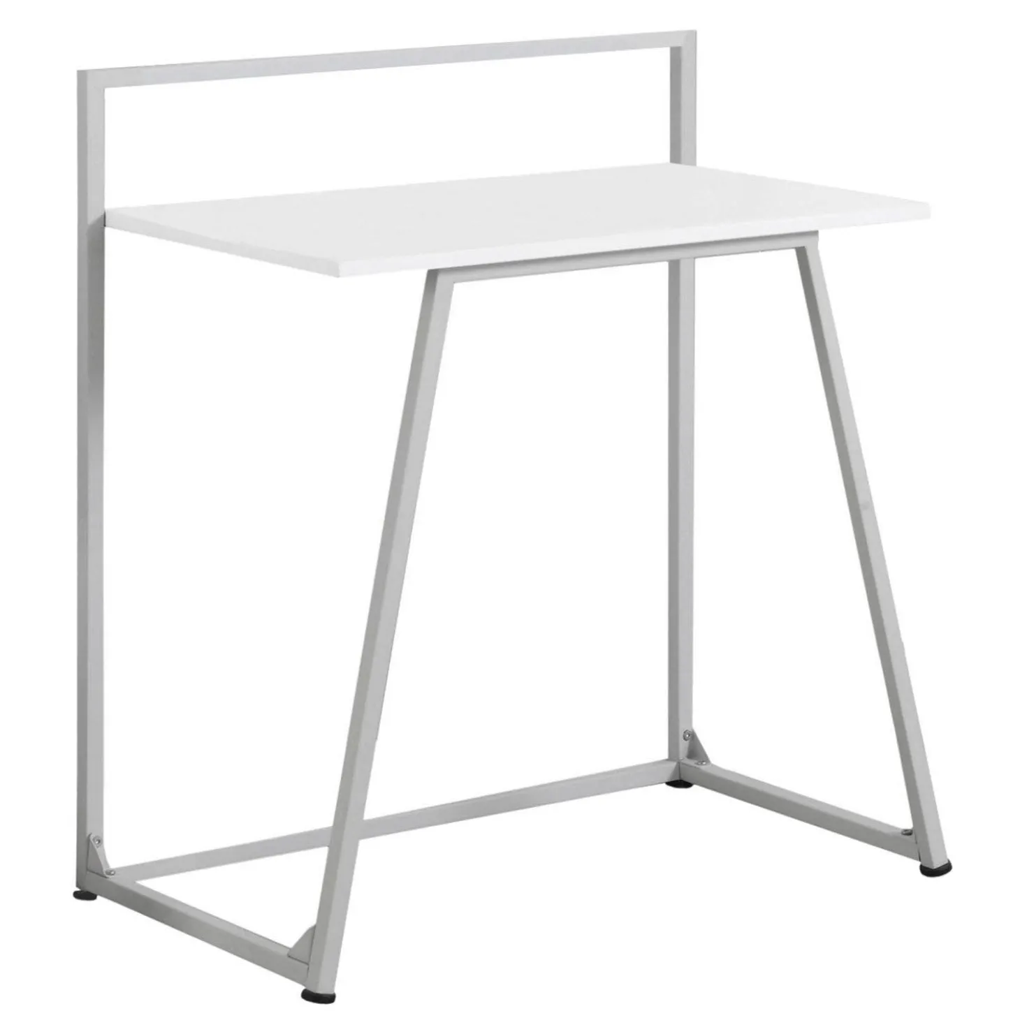 Bureau - 30"L, juvenile blanc, métal blanc - Monarch