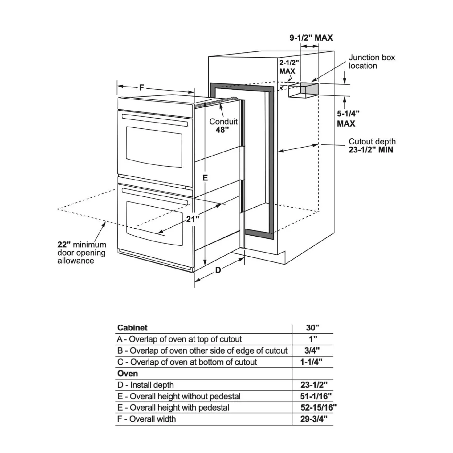 CAFE Four encastré Acier inoxydable30"Électrique - CTD90DP2NS1