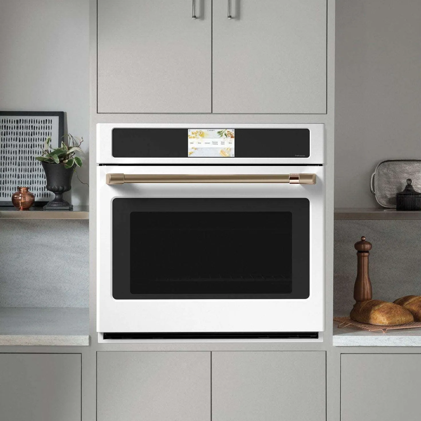 CAFE Four encastré Blanc30"Électrique - CTS90DP4NW2