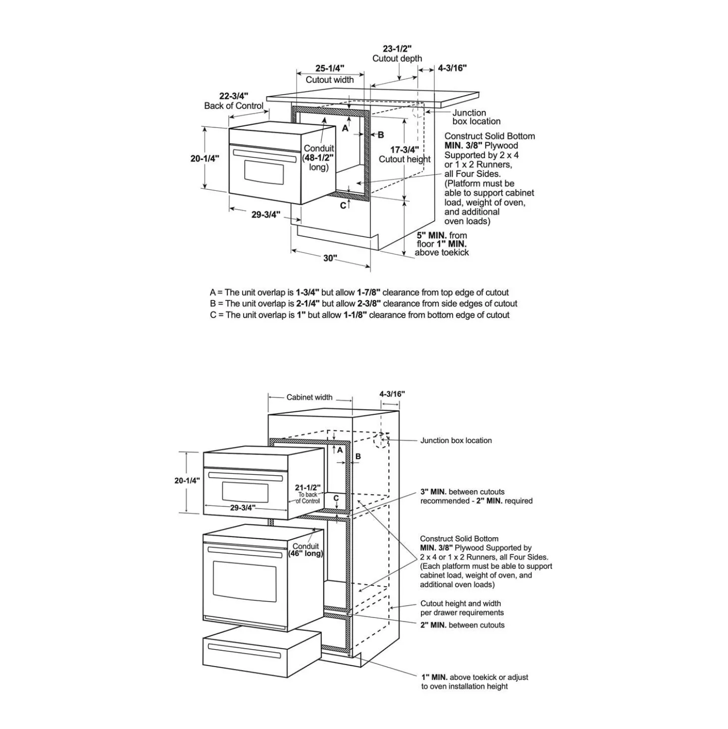 CAFE Four encastré Inox30" - CSB923P2VS1