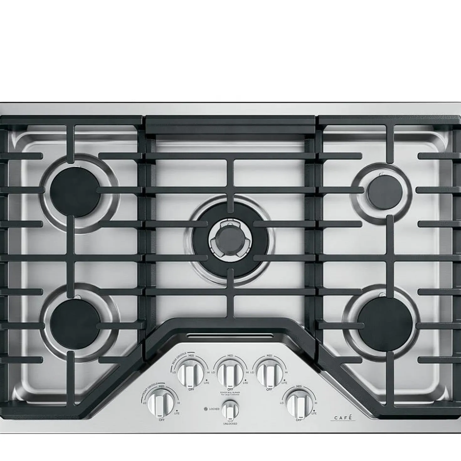 CAFE Plaque de cuisson Gaz Acier inoxydable 30" Acier inoxydable - CGP95302MS1