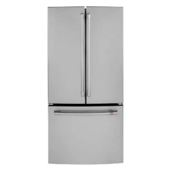 CAFE Réfrigérateur 18,6 pi3 33 po Acier inoxydable Congélateur en bas, Portes françaises - CWE19SP2NS1