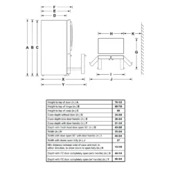 CAFE Réfrigérateur 23,1 pi3 36 po Acier inoxydable Congélateur en bas, Portes françaises - CWE23SP2MS1