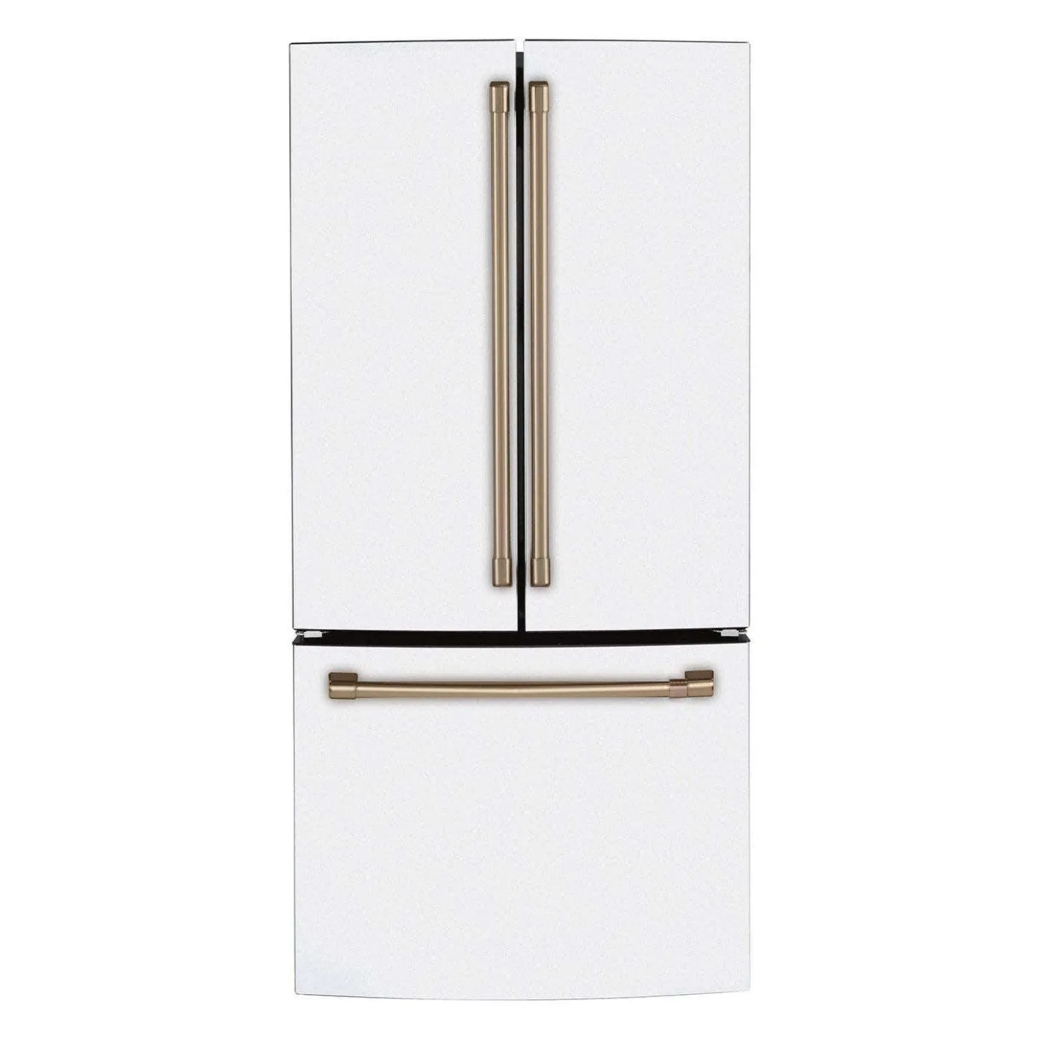 CAFE Réfrigérateur 18,6 pi3 33 po Blanc Congélateur en bas, Portes françaises - CWE19SP4NW2