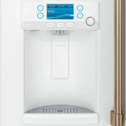 CAFE Réfrigérateur 22,1 pi3 36 po Blanc Congélateur en bas, Portes françaises - CYE22TP4MW2