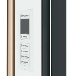 CAFE Réfrigérateur 23,1 pi3 36 po Blanc Congélateur en bas, Portes françaises - CWE23SP4MW2