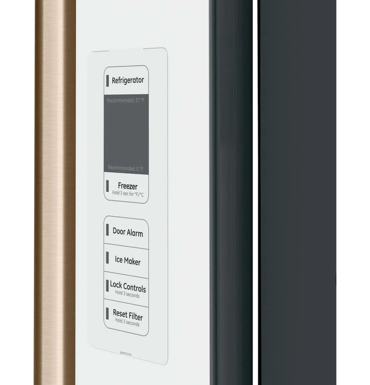 CAFE Réfrigérateur 23,1 pi3 36 po Blanc Congélateur en bas, Portes françaises - CWE23SP4MW2