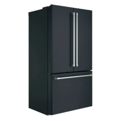CAFE Réfrigérateur 23,1 pi3 36 po Noir Congélateur en bas, Portes françaises - CWE23SP3MD1
