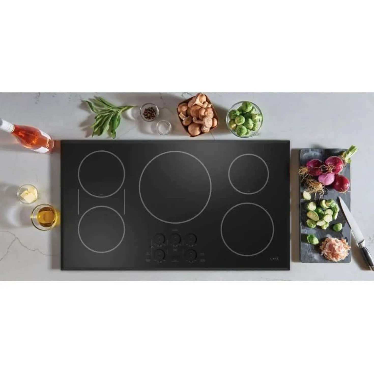 CAFE Table de cuisson Induction Noir 36" Noir - CHP90361TBB