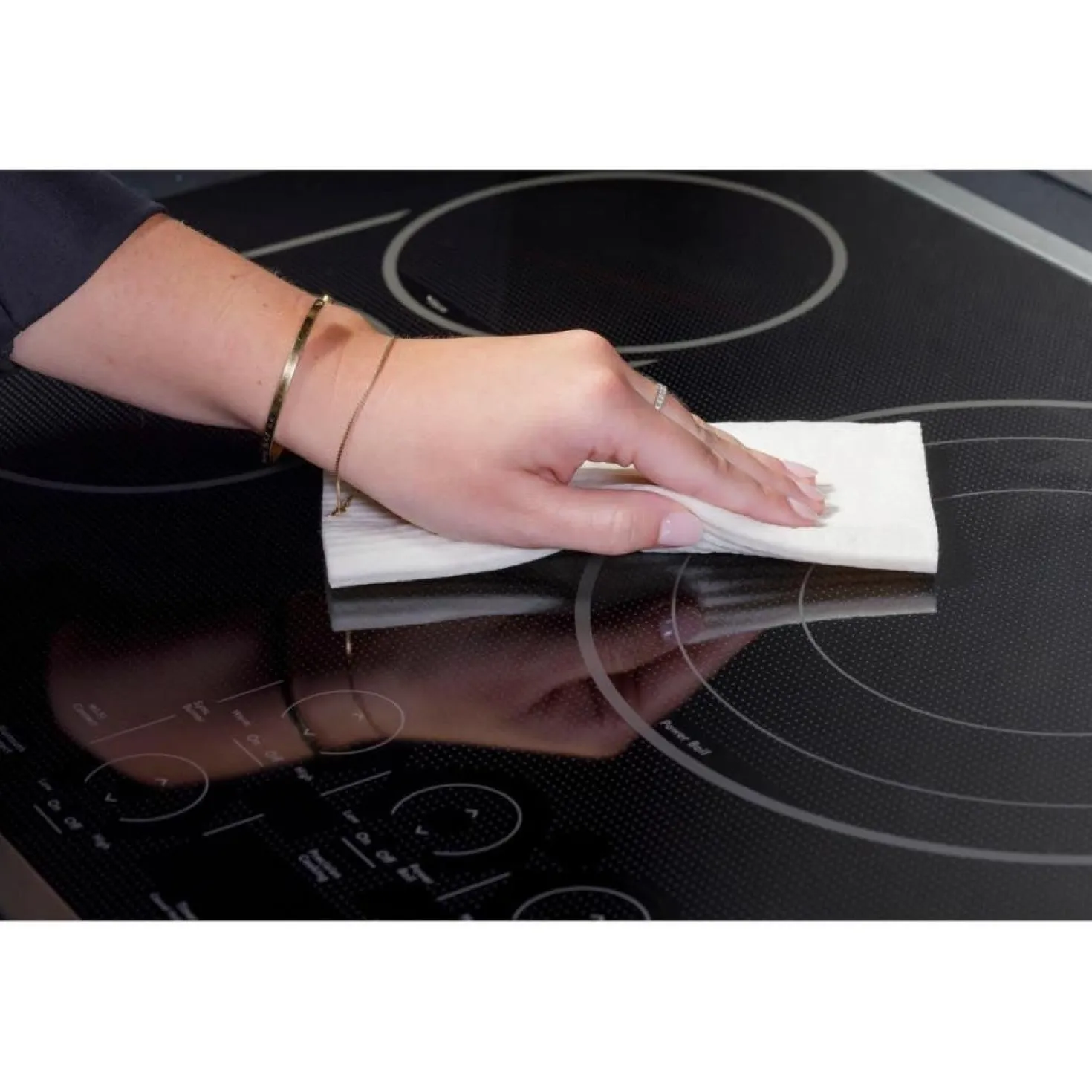 CAFE Table de cuisson Vitrocéramique Noir 30" Noir - CEP90302TSS