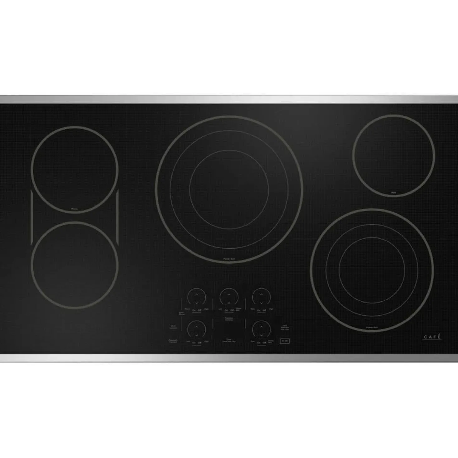 CAFE Table de cuisson Vitrocéramique Acier inoxydable 36" Acier inoxydable - CEP90362TSS