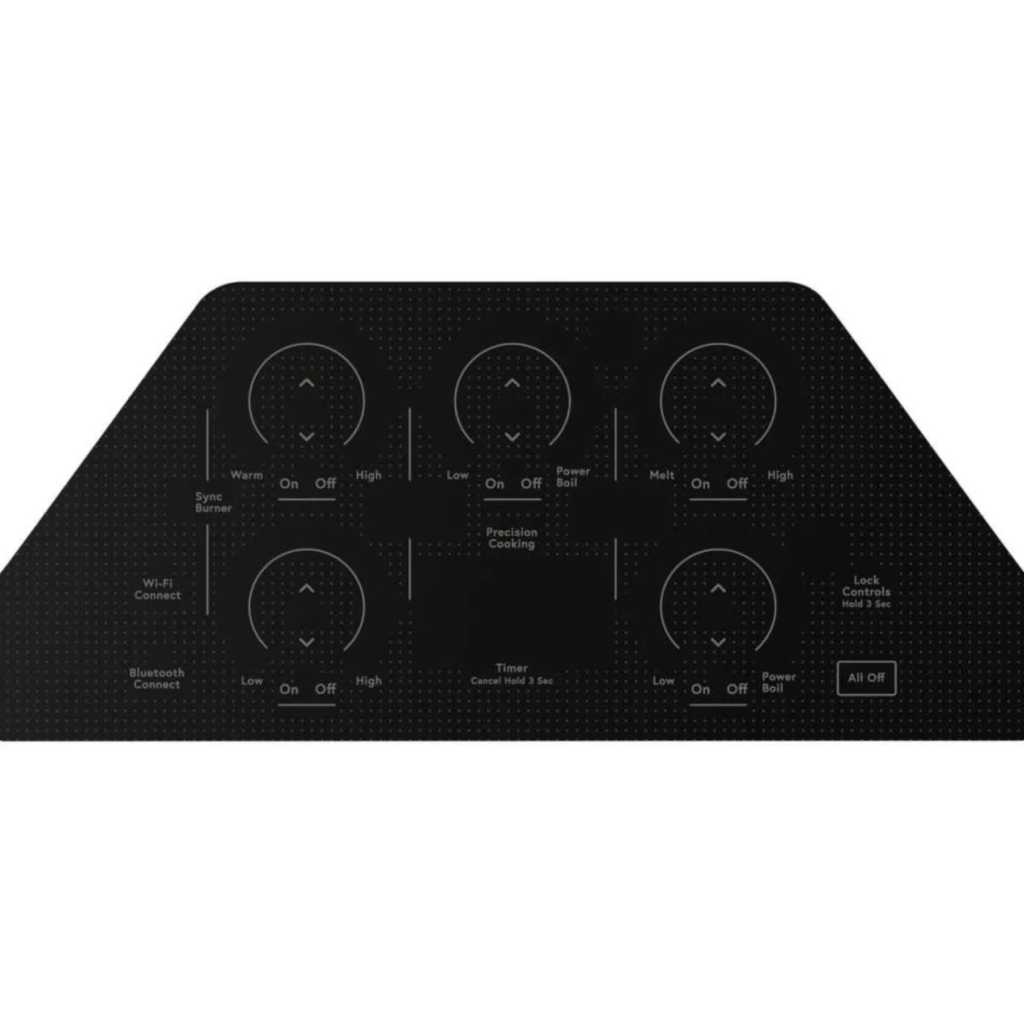 CAFE Table de cuisson Vitrocéramique Acier inoxydable 36" Acier inoxydable - CEP90362TSS