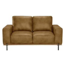 Causeuse avec assises profondes - brun