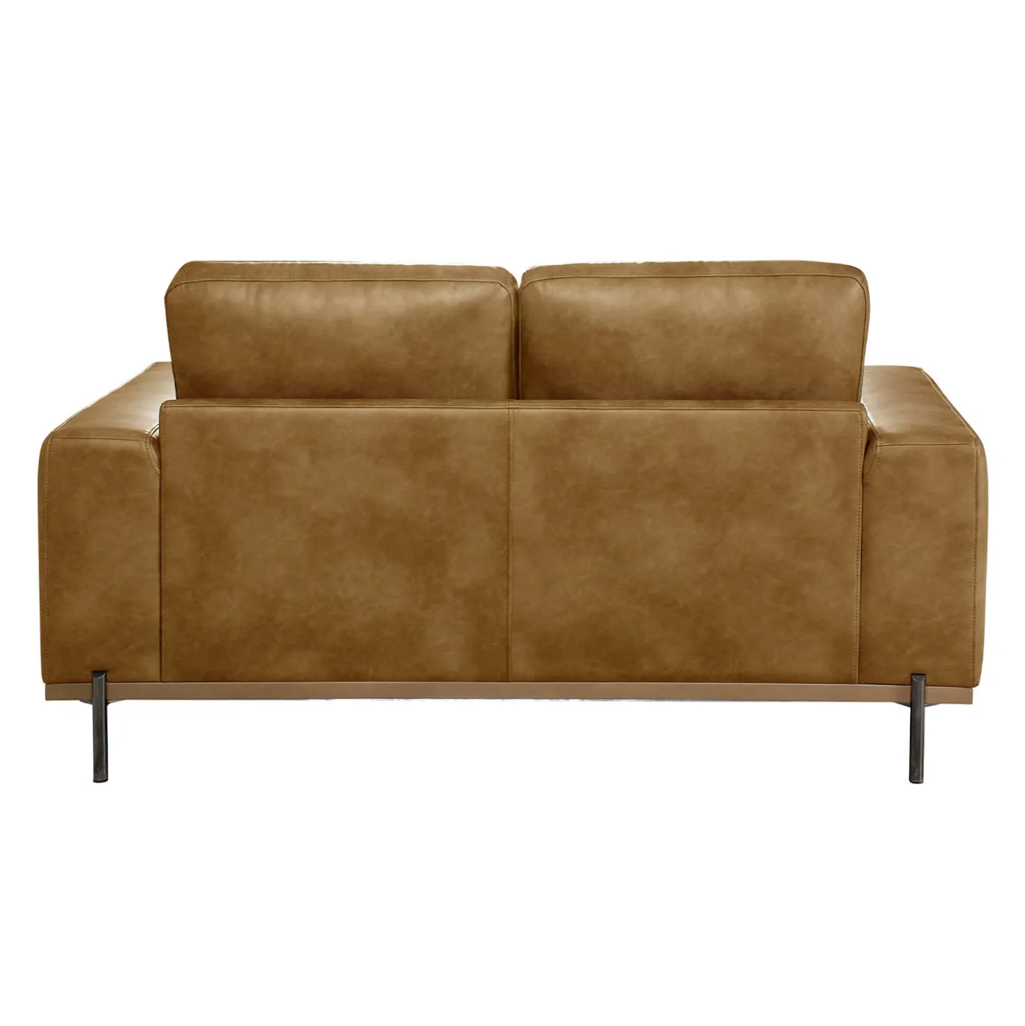 Causeuse avec assises profondes - brun