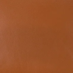Causeuse en cuir véritable - cognac