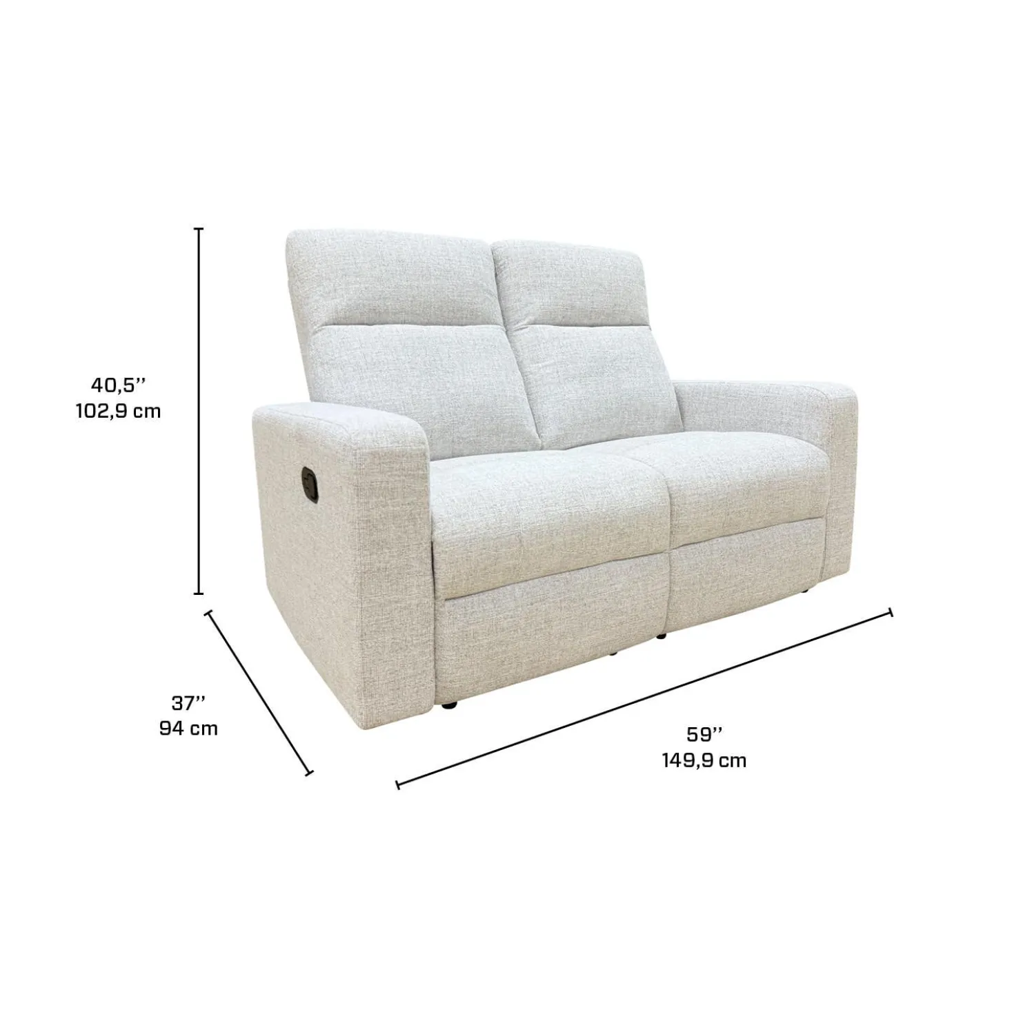Causeuse inclinable