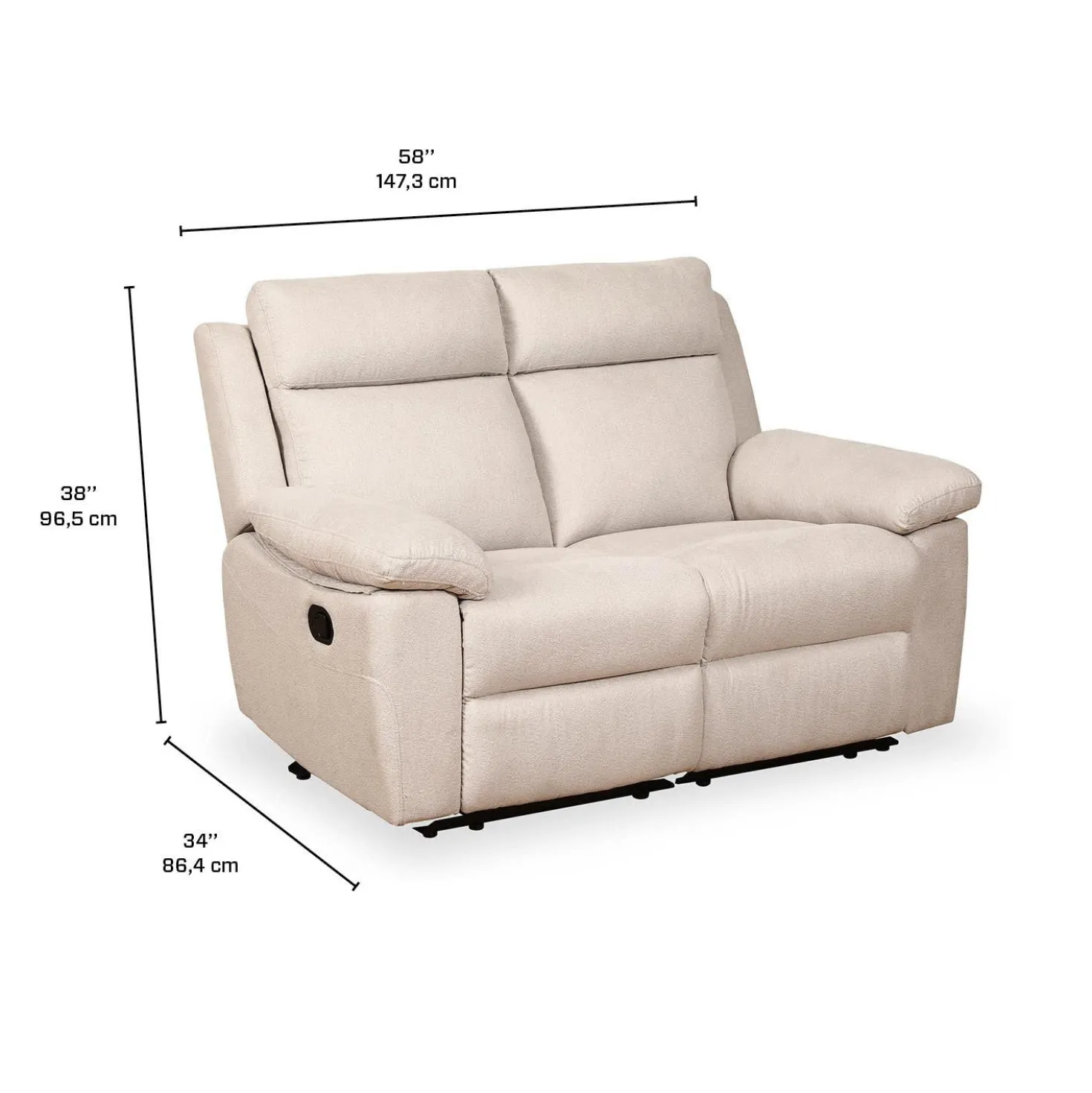 Causeuse inclinable