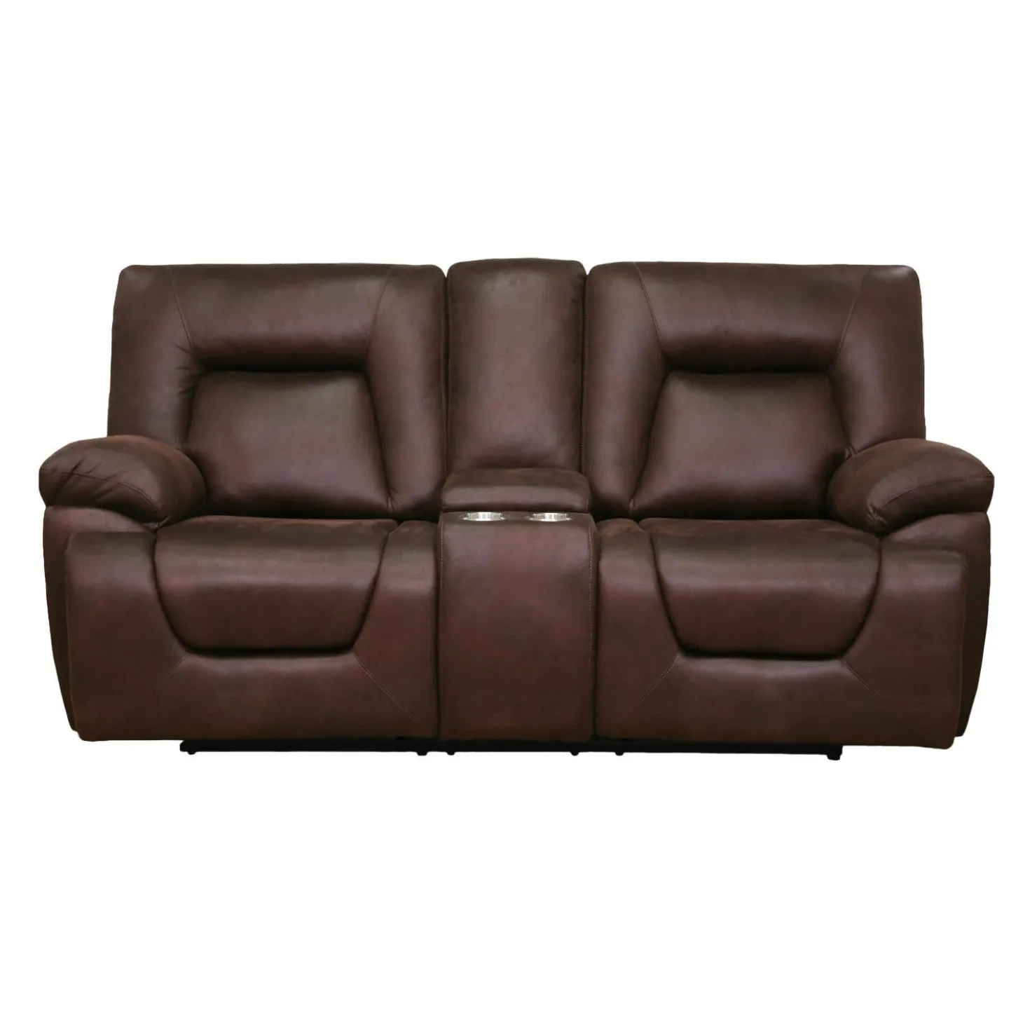 Causeuse inclinable avec console