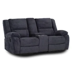 Causeuse inclinable avec console et porte-gobelets