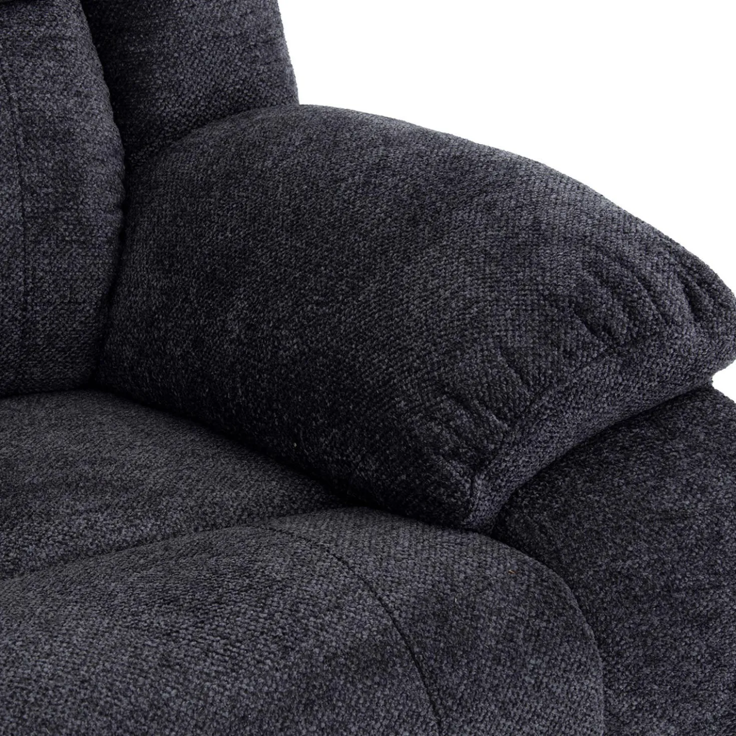 Causeuse inclinable avec console et porte-gobelets