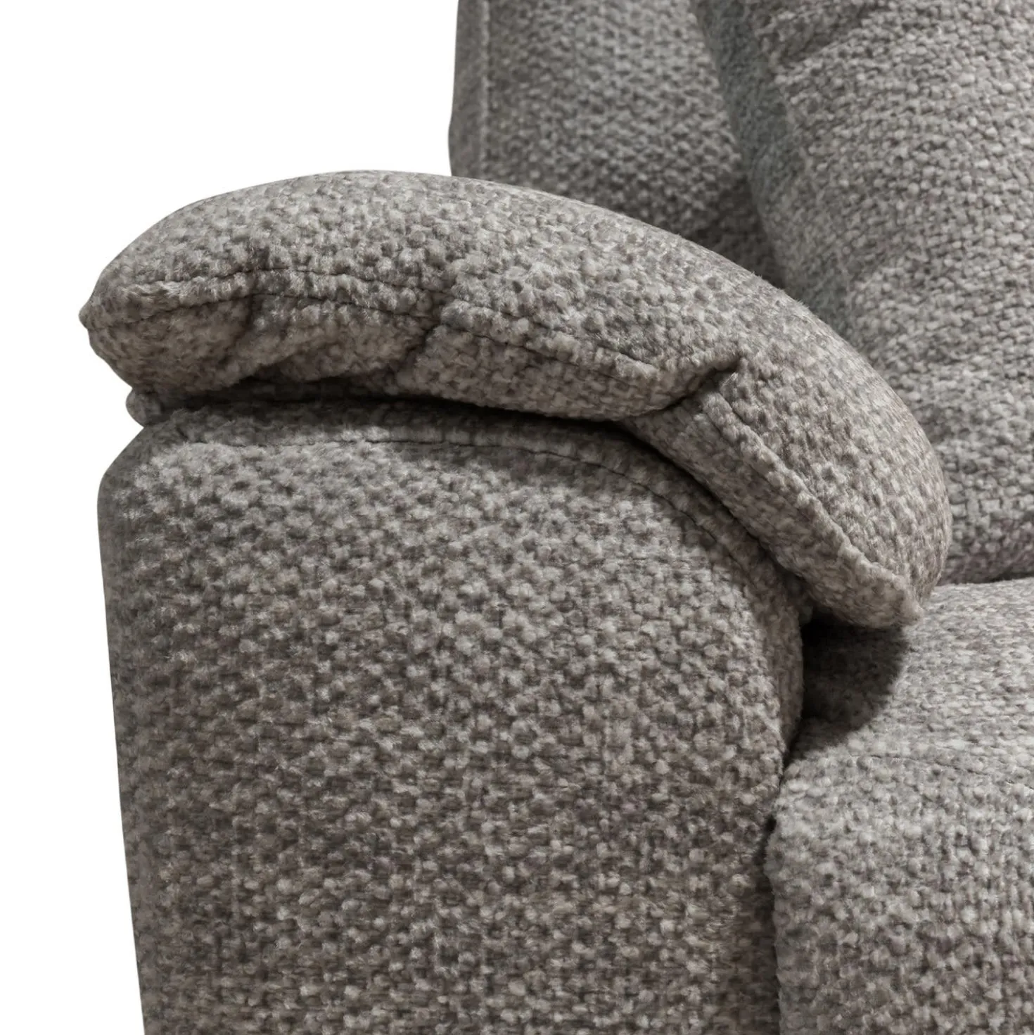 Causeuse inclinable électrique - taupe