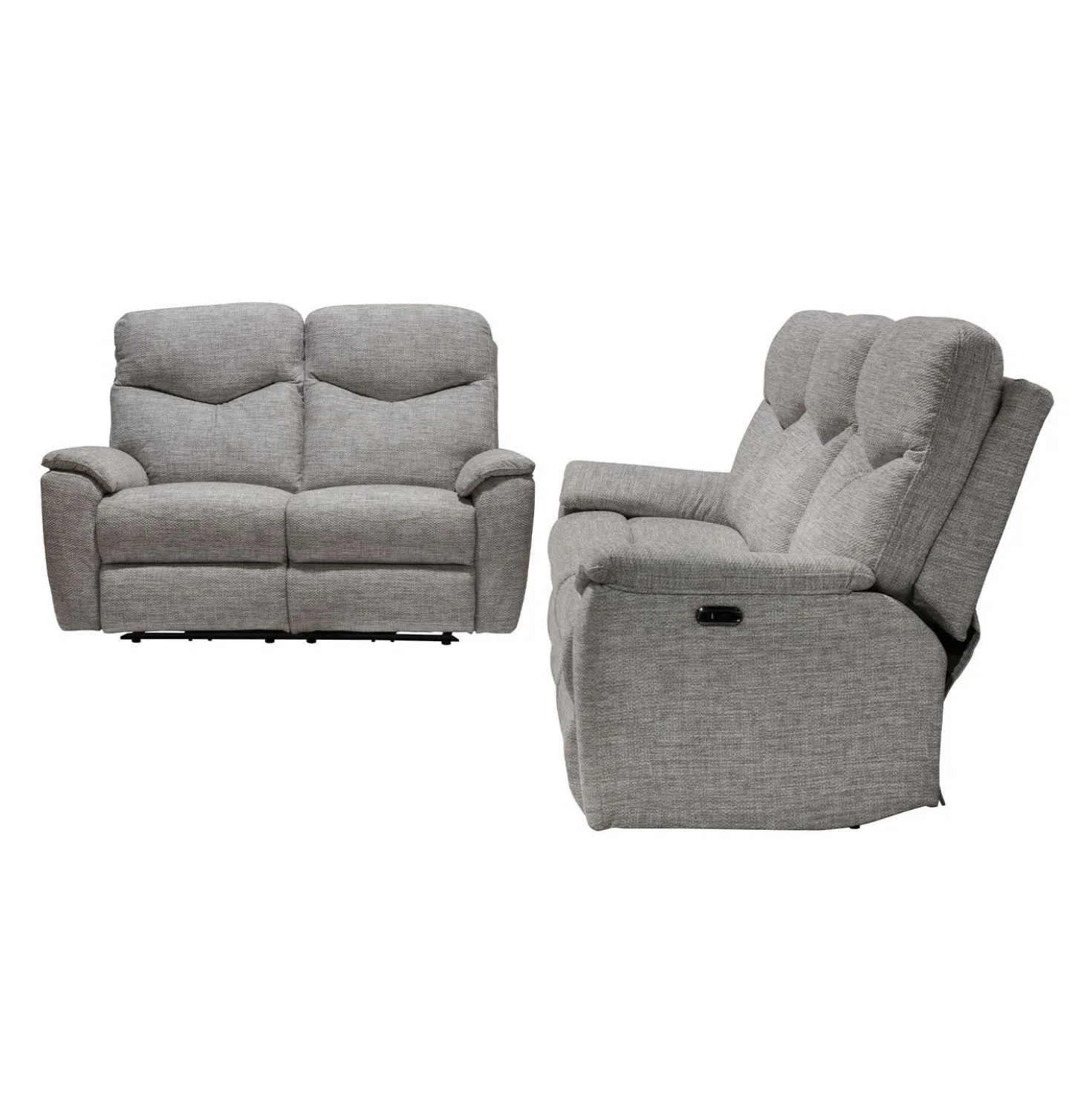 Causeuse inclinable électrique - taupe