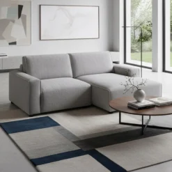 Causeuse modulaire avec chaise longue à droite - 2 mcx