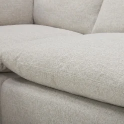Causeuse modulaire avec ottoman - 3 mcx
