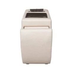 Causeuse modulaire beige avec console - 3 mcx