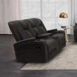 Causeuse modulaire inclinable avec console - 3 mcx