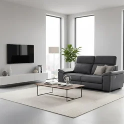 Causeuse modulaire inclinable électrique avec appuis-tête ajustables - 2 mcx