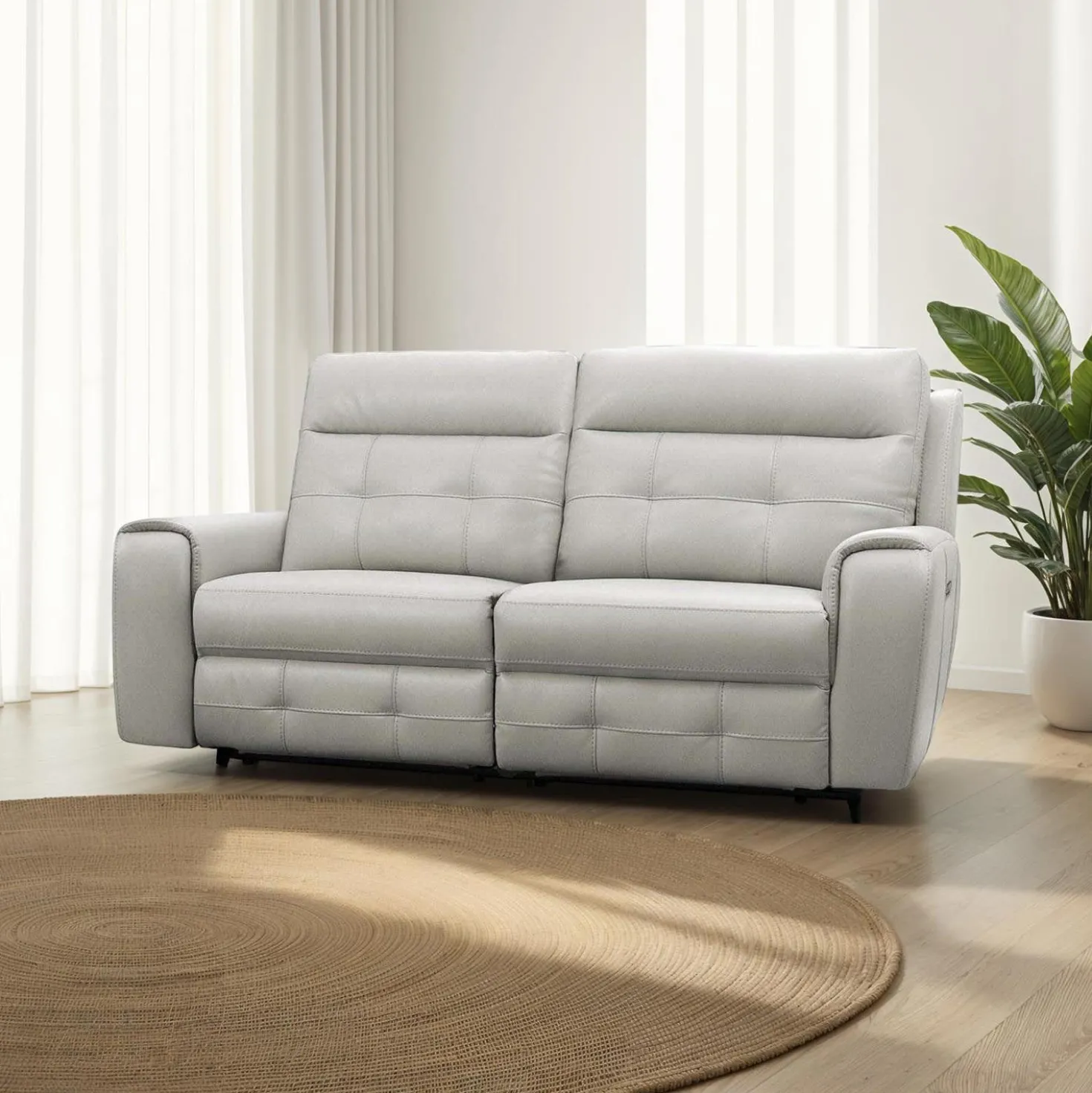 Causeuse modulaire électrique inclinable - 2 mcx