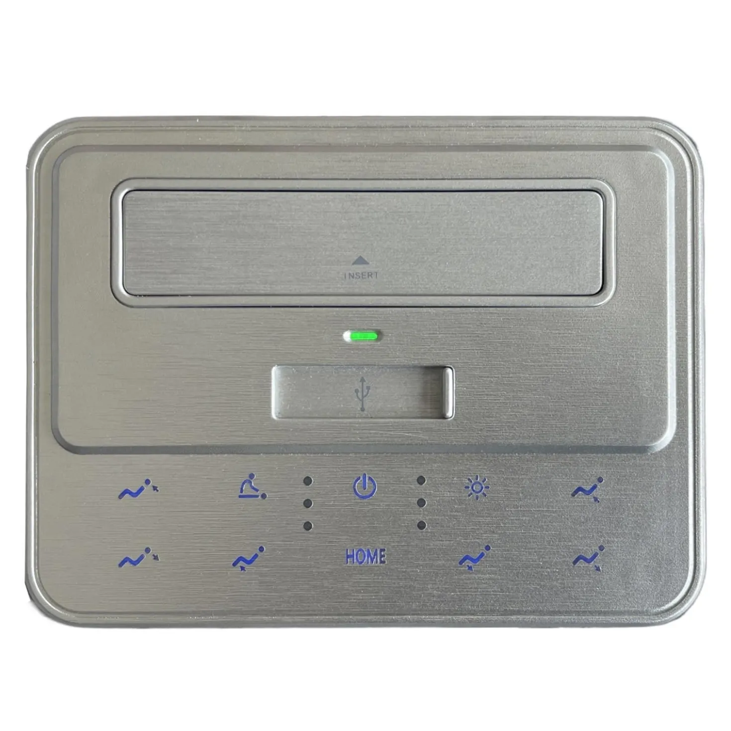 Causeuse modulaire électrique inclinable avec massage, chaleur et console en angle - 3 mcx