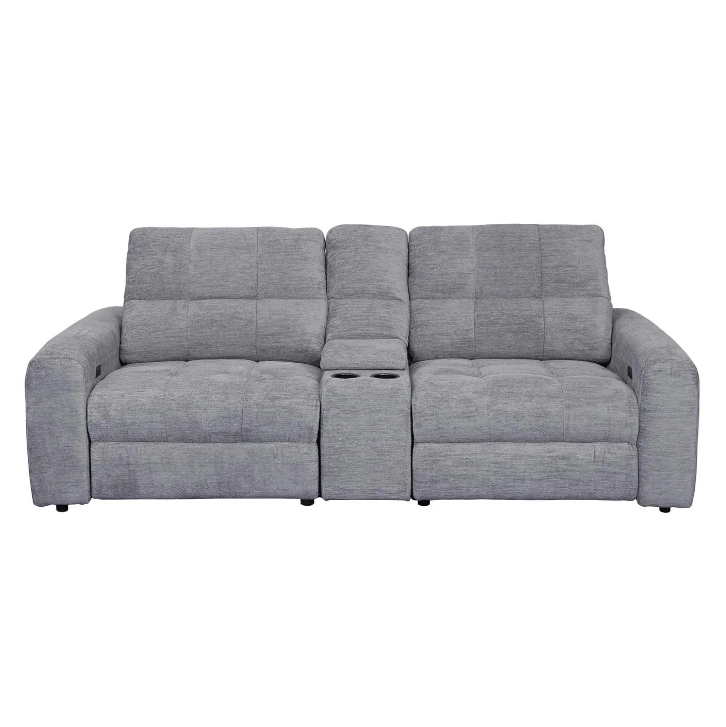 Causeuse modulaire électrique inclinable et console - 3 mcx