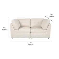 Causeuse modulaire - 2 mcx