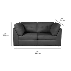 Causeuse modulaire - 2 mcx