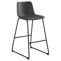 Chaise de bureau - gris simili-cuir / sureelevee - Monarch