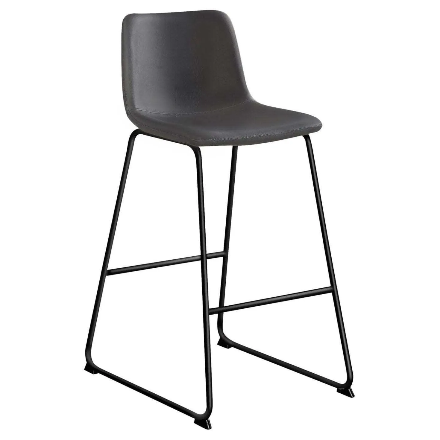 Chaise de bureau - gris simili-cuir / sureelevee - Monarch