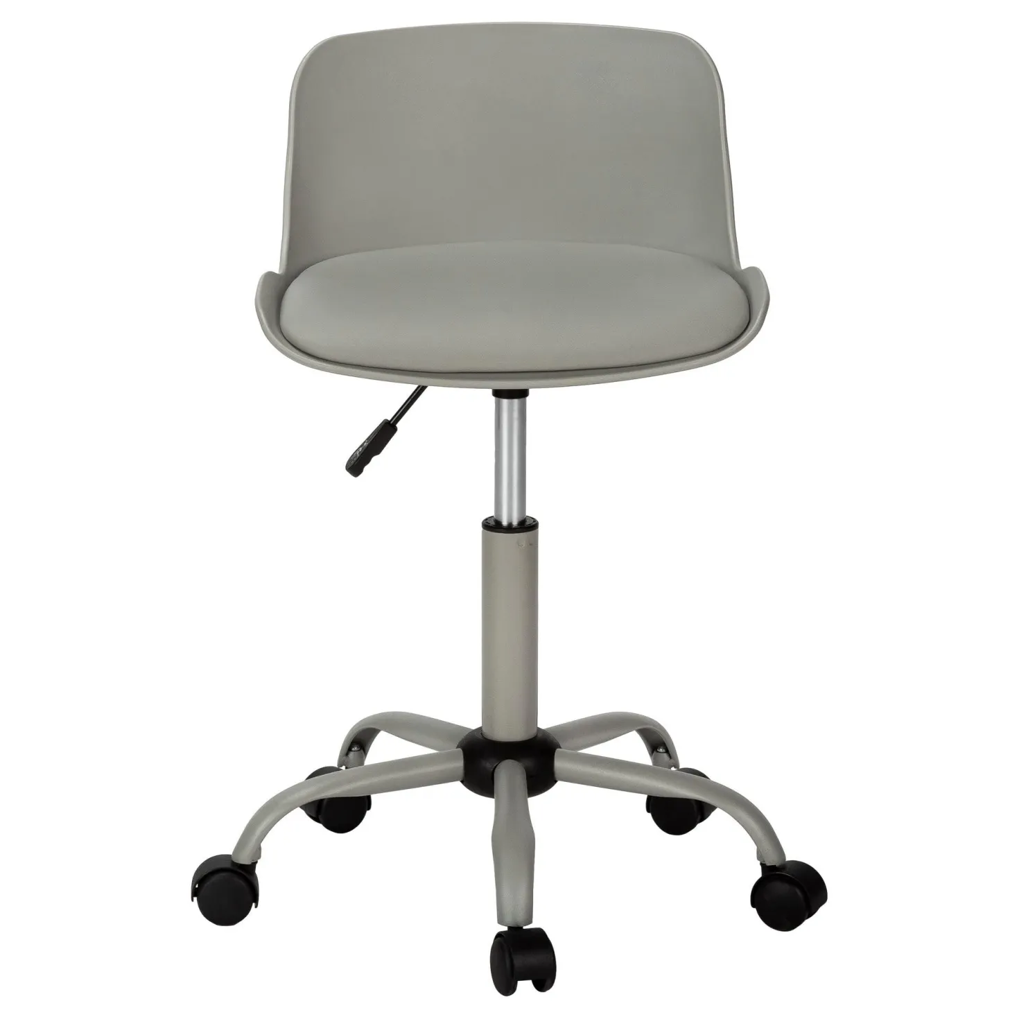 Chaise de bureau - juvénile dossier bas - hauteur réglable - gris - Monarch