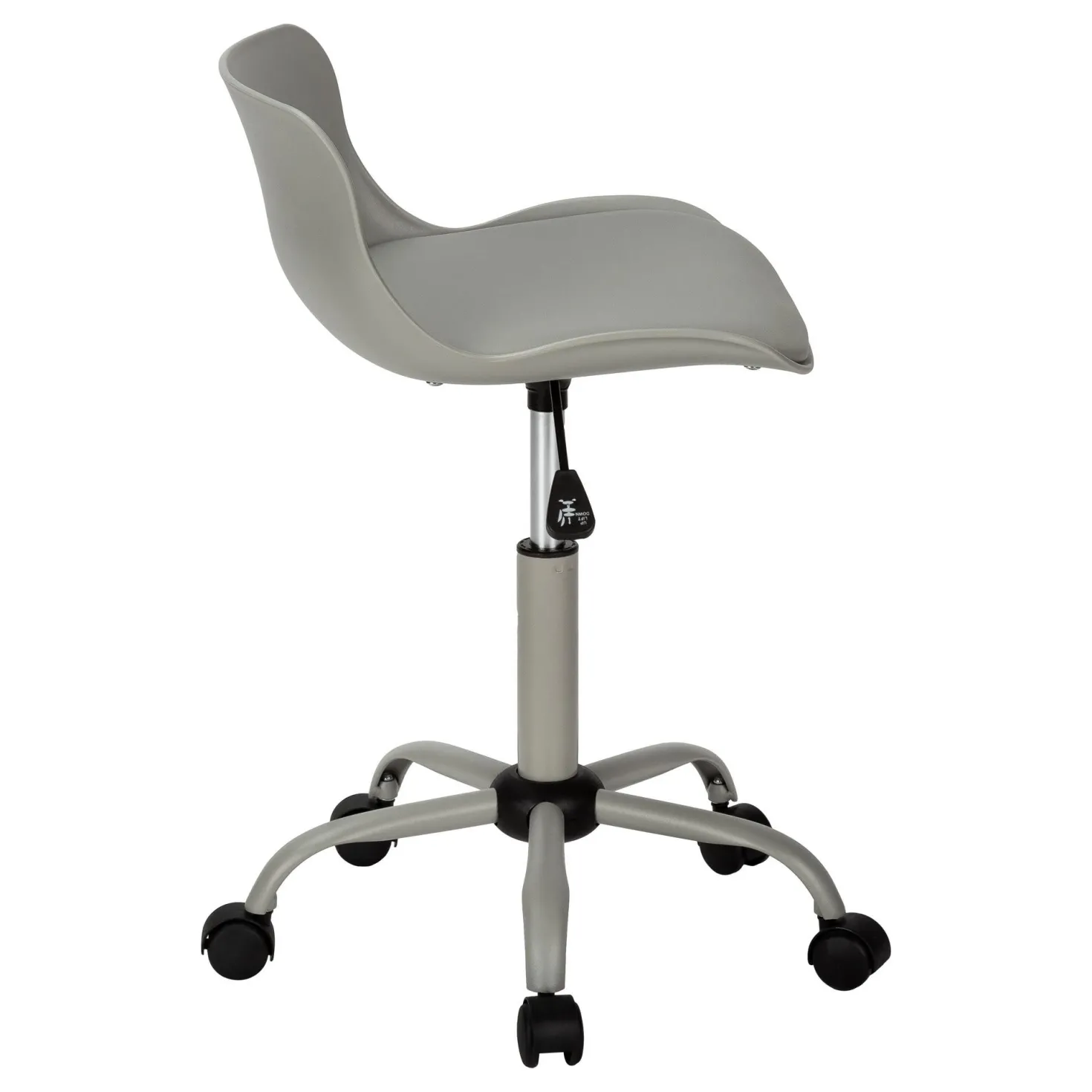 Chaise de bureau - juvénile dossier bas - hauteur réglable - gris - Monarch